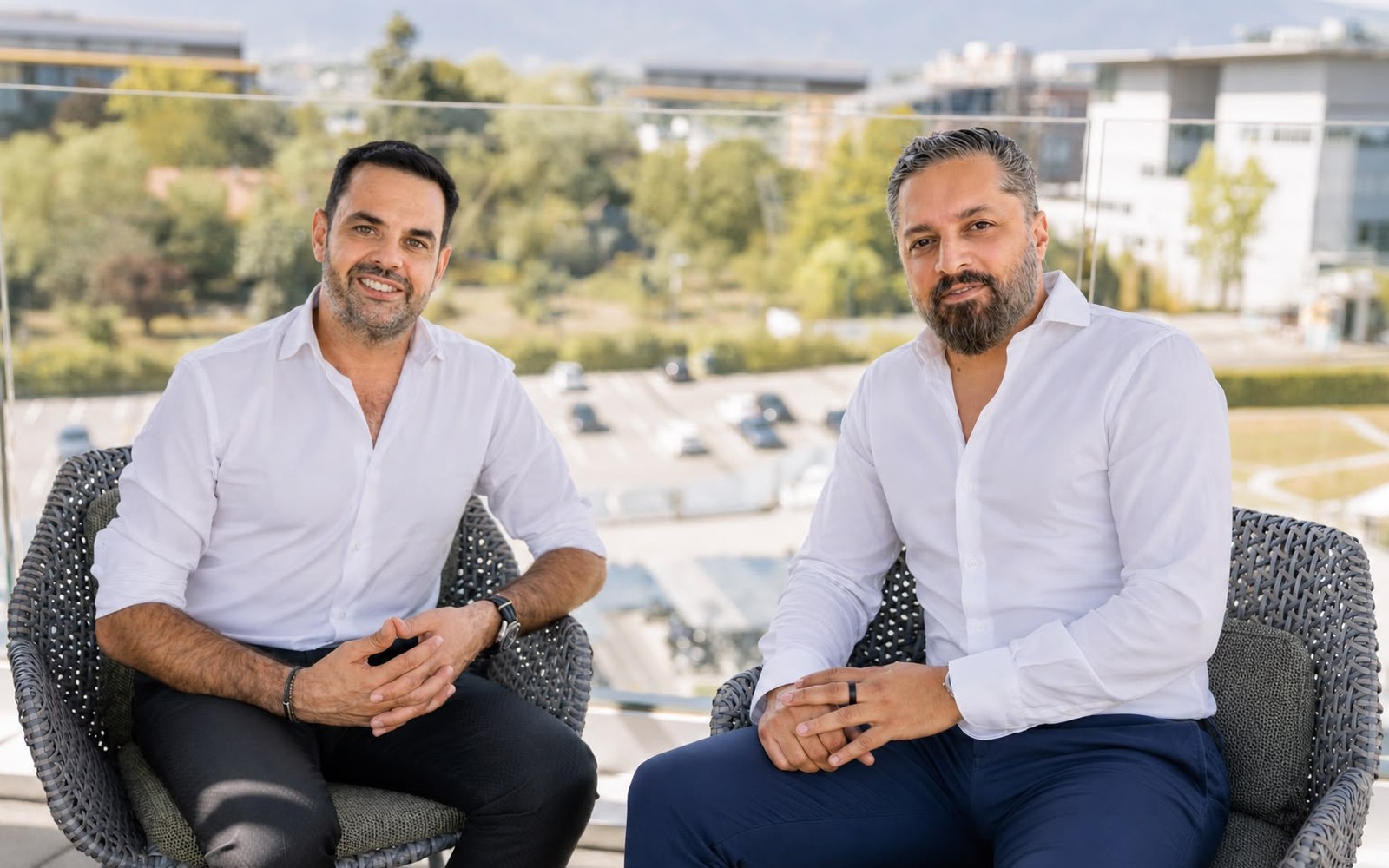Olivier Brigante et Benjamin Duffes, co-fondateurs de Swiss Alliance, à Genève
